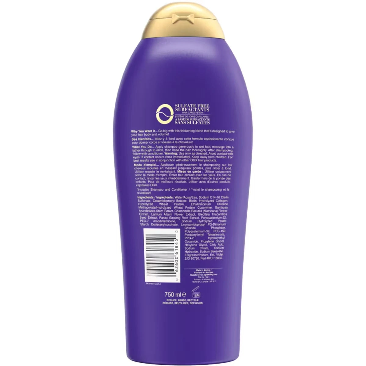 OGX Biotin & Collagen Shampoo product detail