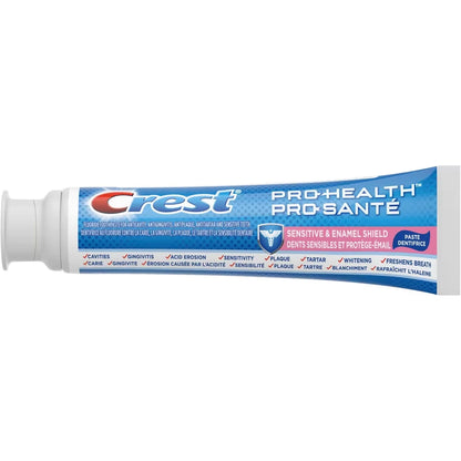 Crest Pro-Health Sensitive & Enamel Shield Toothpaste front package
