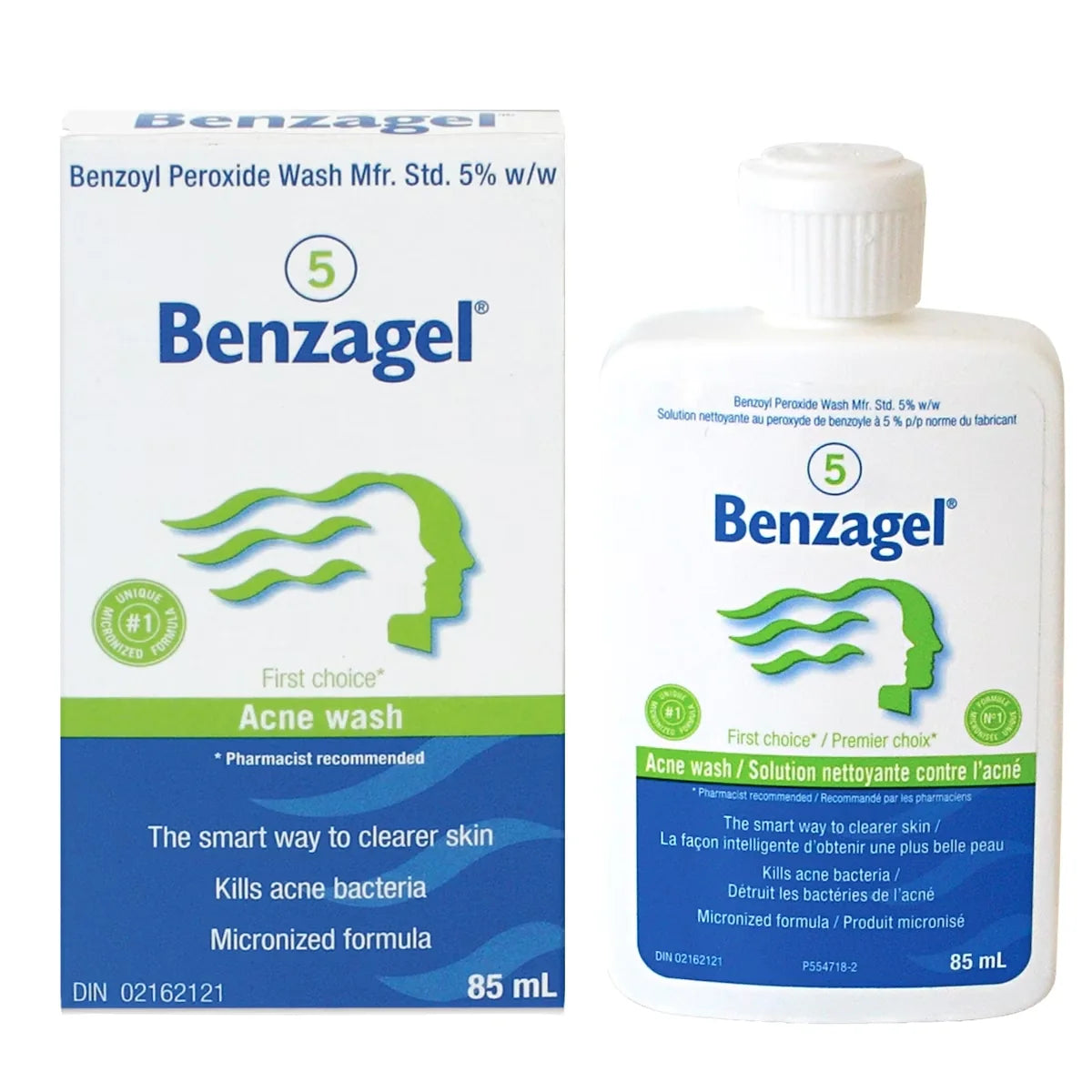 Benzagel Acne Wash 5% front package