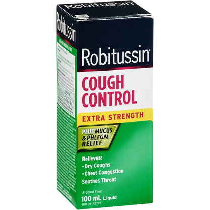 Robitussin Extra Strength Cough Control Liquid 100 ml product detail