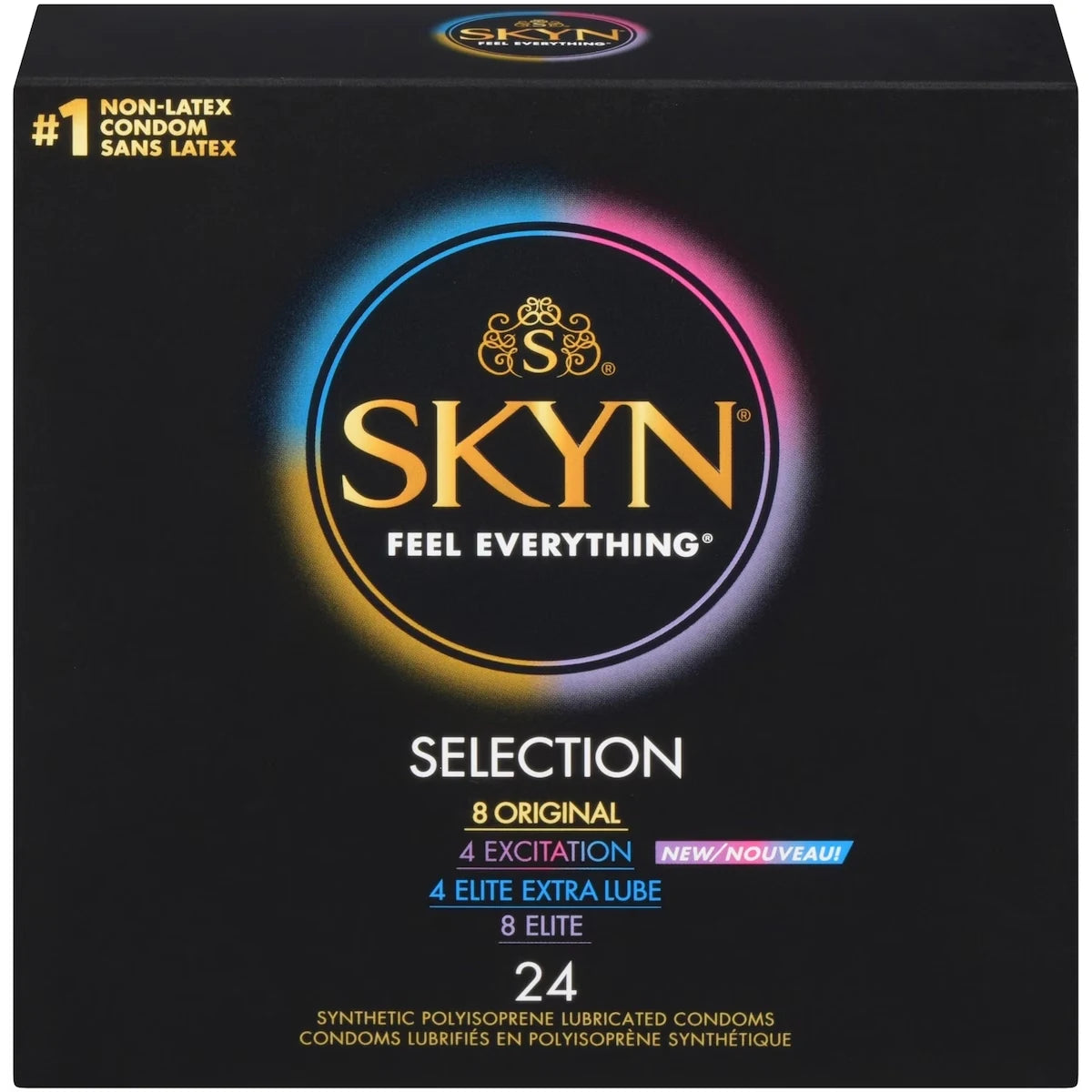 Skyn Selection Non Latex Variety Pack Condom front package