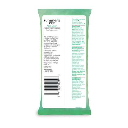 Summer's Eve Aloe Love Cleansing Cloths product detail