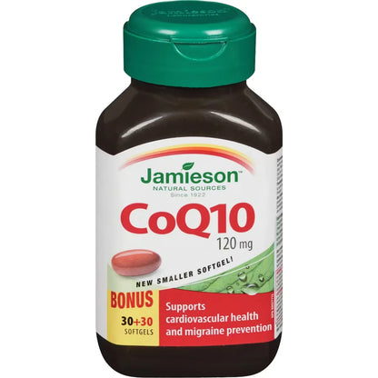 Jamieson CoQ10 120 mg front package
