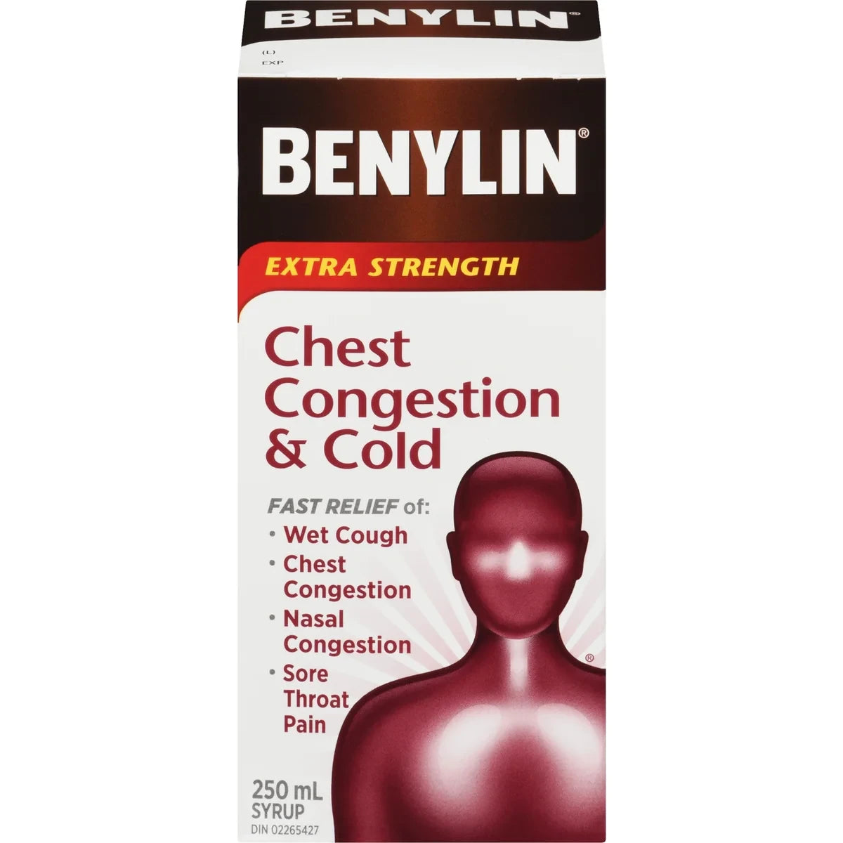 Benylin Extra Strength Chest Congestion & Cold Relief Syrup front package