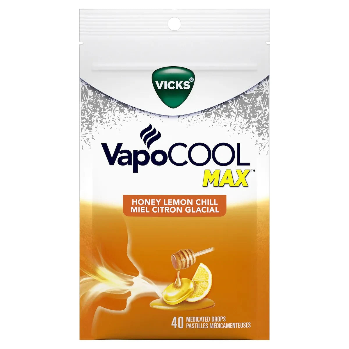Vicks VapoCool Drops Honey front package