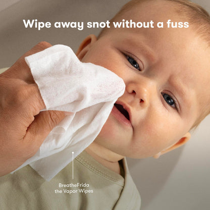 FridaBaby Baby & Toddler Breathe Easy Kit Sick Day Essentials,A Must-Have Set Includes Natural Nose & Chest Wipes, Organic No-Mess Chest Balm, & Organic Essential Oil for Bath or Diffuser