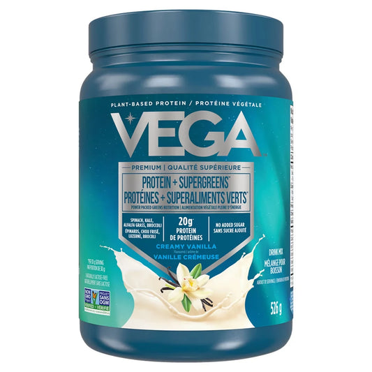 Vega Protein & Greens - Vanilla front package