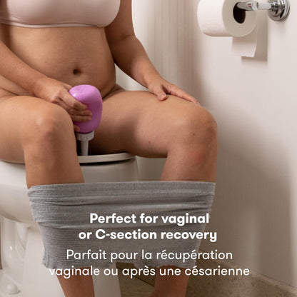 Frida Mom Upside Down Peri Bottle for Postpartum Care, Portable Bidet Perineal Cleansing and Recovery for New Mom, The Original Fridababy MomWasher