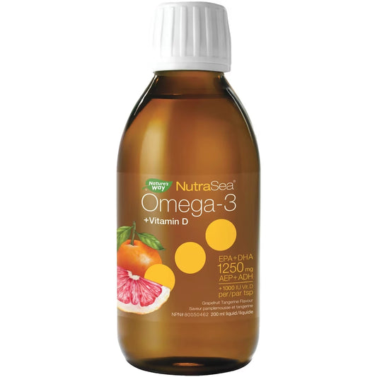 Nature's Way NutraSea+DTM Omega-3, Grapefruit Tangerine view 2