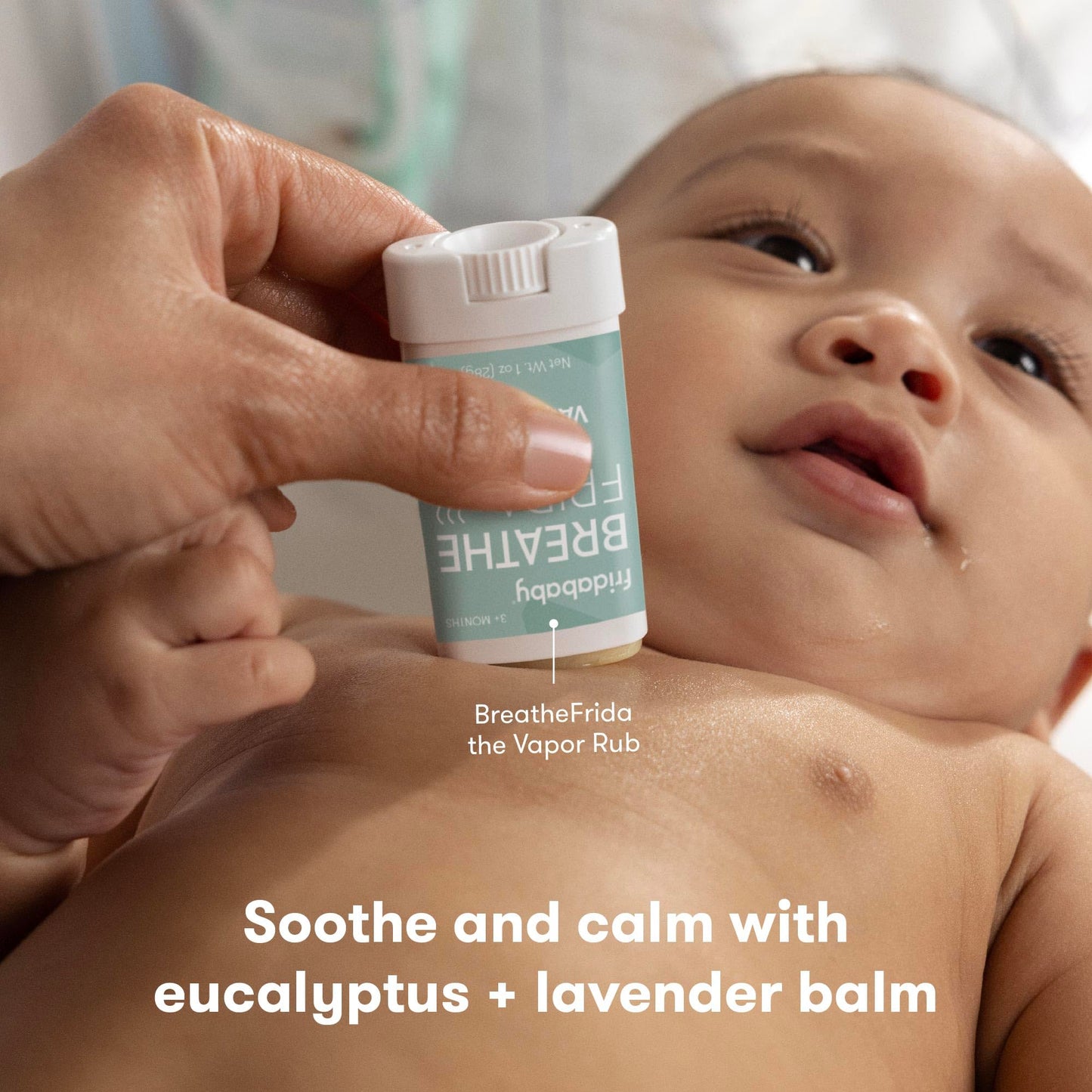 FridaBaby Baby & Toddler Breathe Easy Kit Sick Day Essentials,A Must-Have Set Includes Natural Nose & Chest Wipes, Organic No-Mess Chest Balm, & Organic Essential Oil for Bath or Diffuser