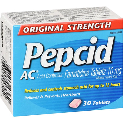 Pepcid AC Tablets, Acid Reducer for Heartburn 30 ea product detail