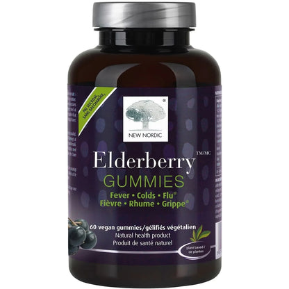 New Nordic Elderberry Gummies front package