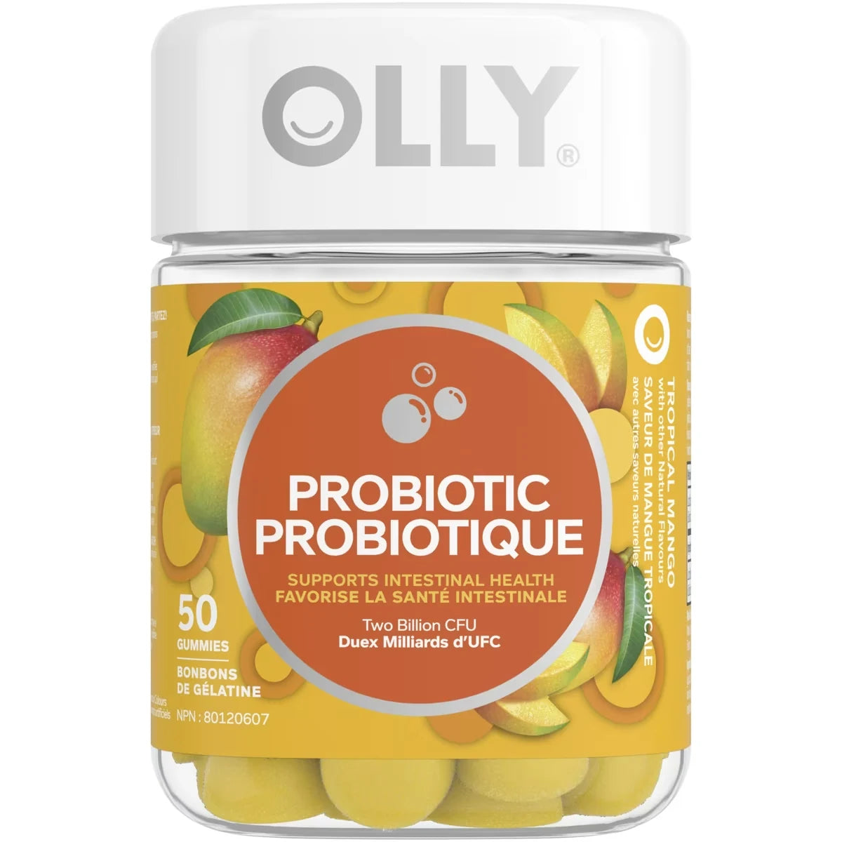 OLLY Vitamin Probiotic Mango front package