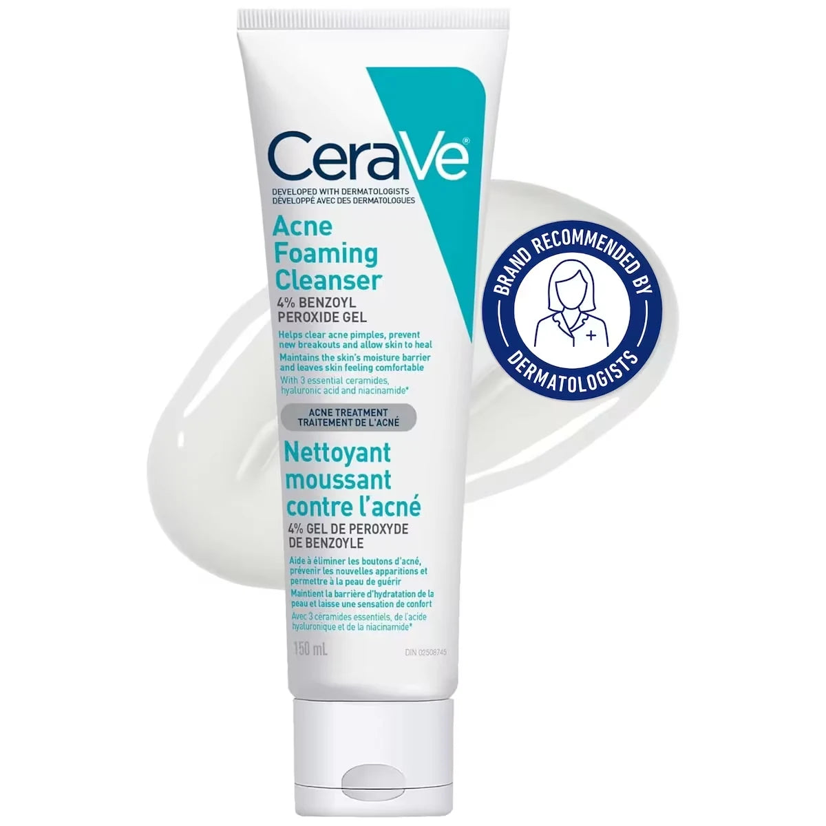 CeraVe Acne Foaming Cleanser product detail