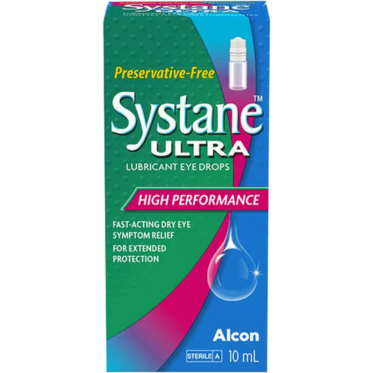 Systane Ultra Lubricant Eye Drops Preservative Free front package