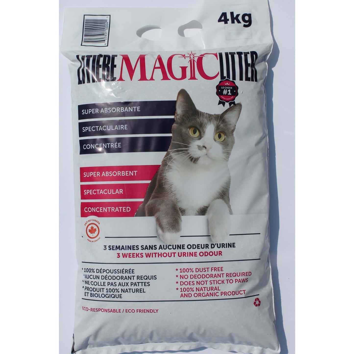 Magic Litter Non Clumping Litter for Cats 4 kg Bag