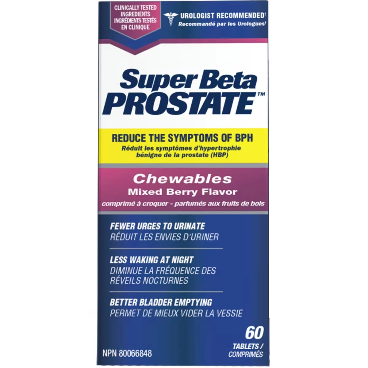 Super Beta Prostate Chewable front package