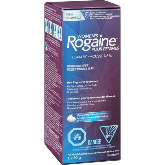 Rogaine Women’s Foam 5% Hair Loss and Regrowth Treatment product detail
