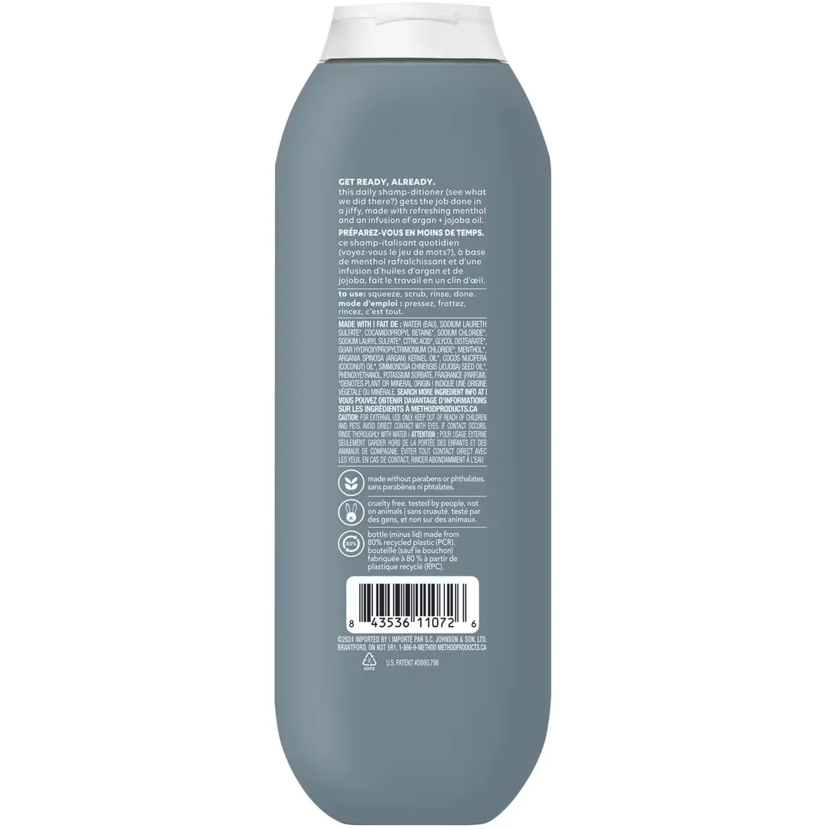 Method Men's Sea + Surf 2-IN-1 Shampoo + Conditioner product detail