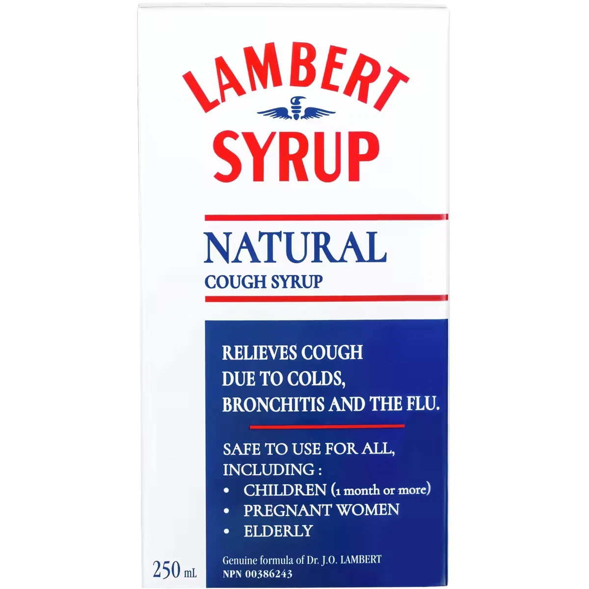 Lambert Syrup front package