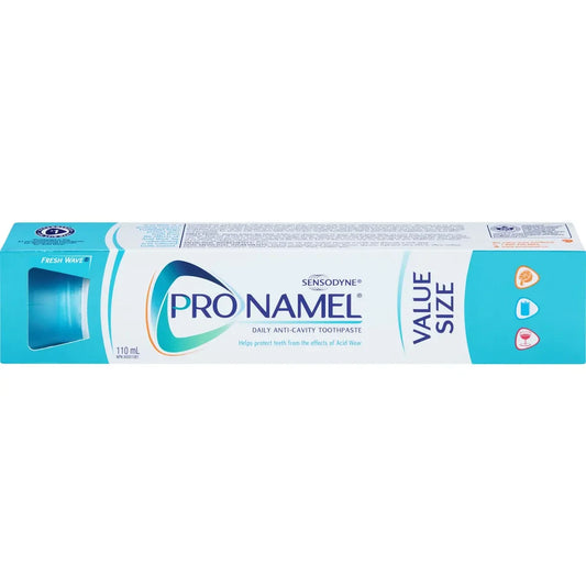 Sensodyne Pronamel Daily Enamel Care Toothpaste Fresh Wave 110ml front package