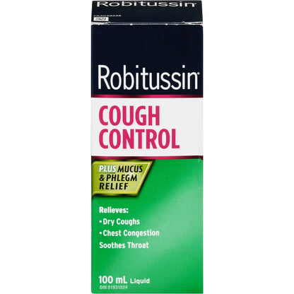 Robitussin Cough Control Liquid 100 ml front package
