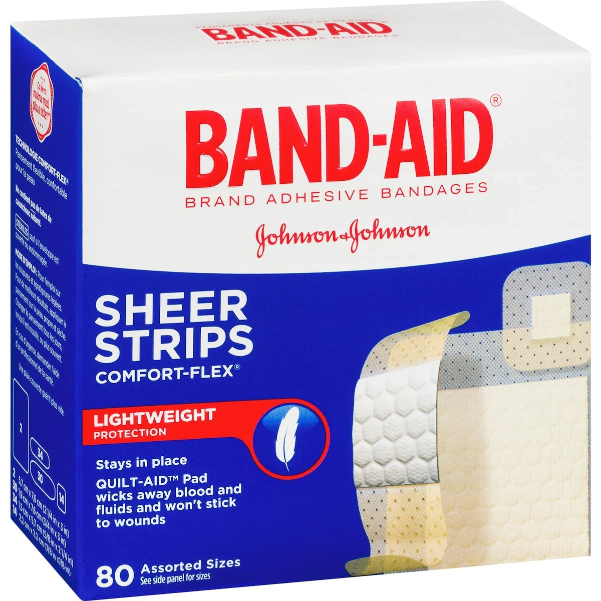Band-Aid Comfort-Flex Plastic Adhesive Bandages 80 Ea product detail