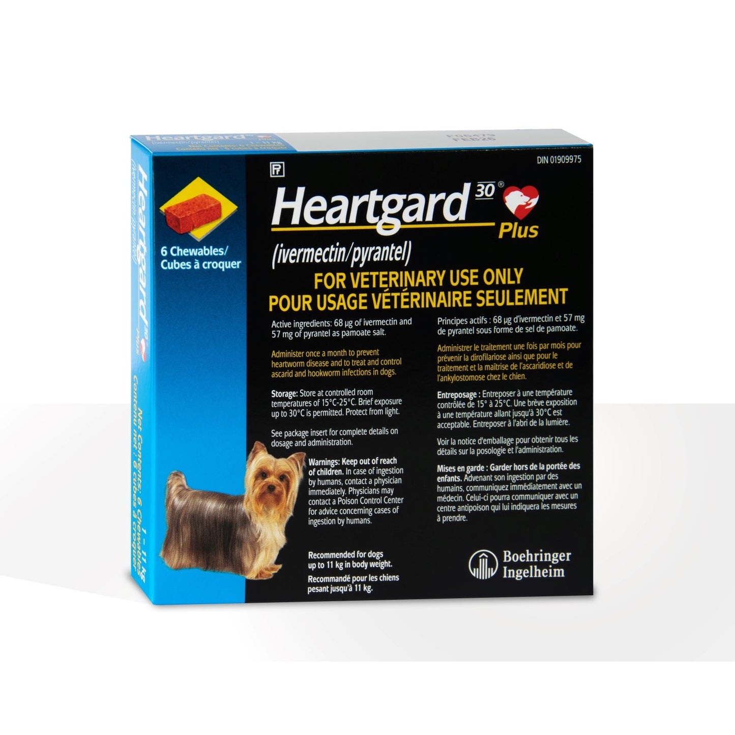 Heartgard 30 Plus Tender Chew 1 Box of 6 Soft Chews