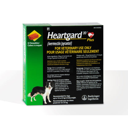 Heartgard 30 Plus for Dogs, 12-22 kg (Green), 6 Units - product image 2