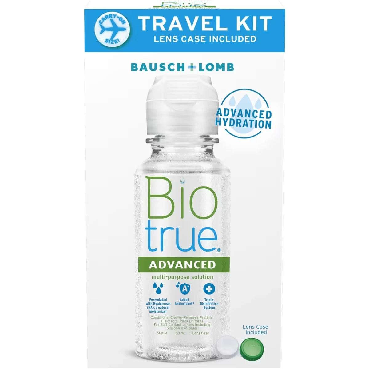 Biotrue Advanced Multi-Purpose Solution Travel Kit front package