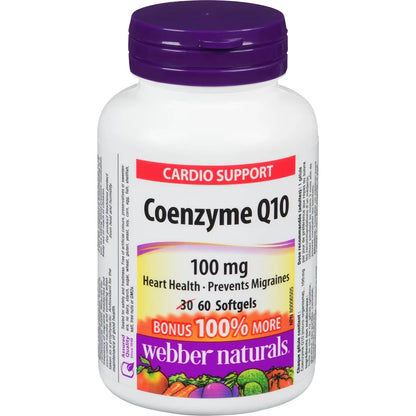 Webber Coenzyme Q10 100 mg front package