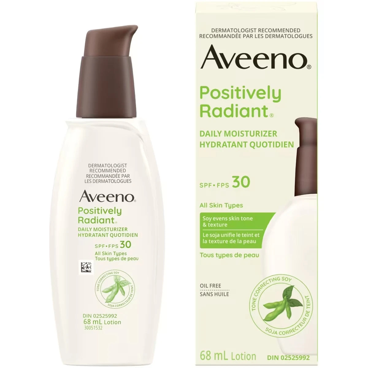 Aveeno Positively Radiant Daily Moisturizer SPF30 product image