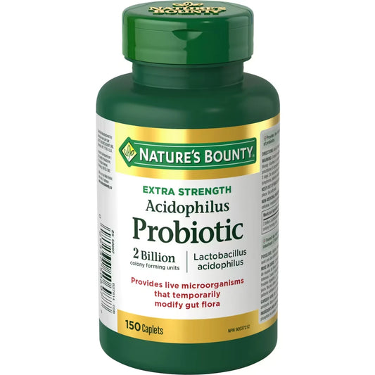 Natures Bounty Extra Strength Acidophilus Probiotic, 150 Caplets product image