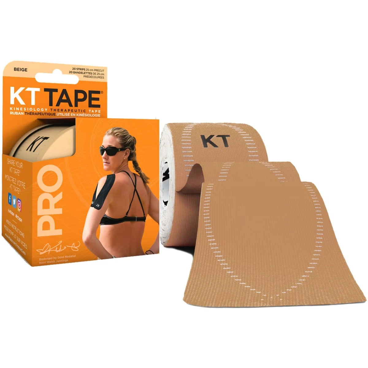 KT Tape Pro Stealth Beige front package