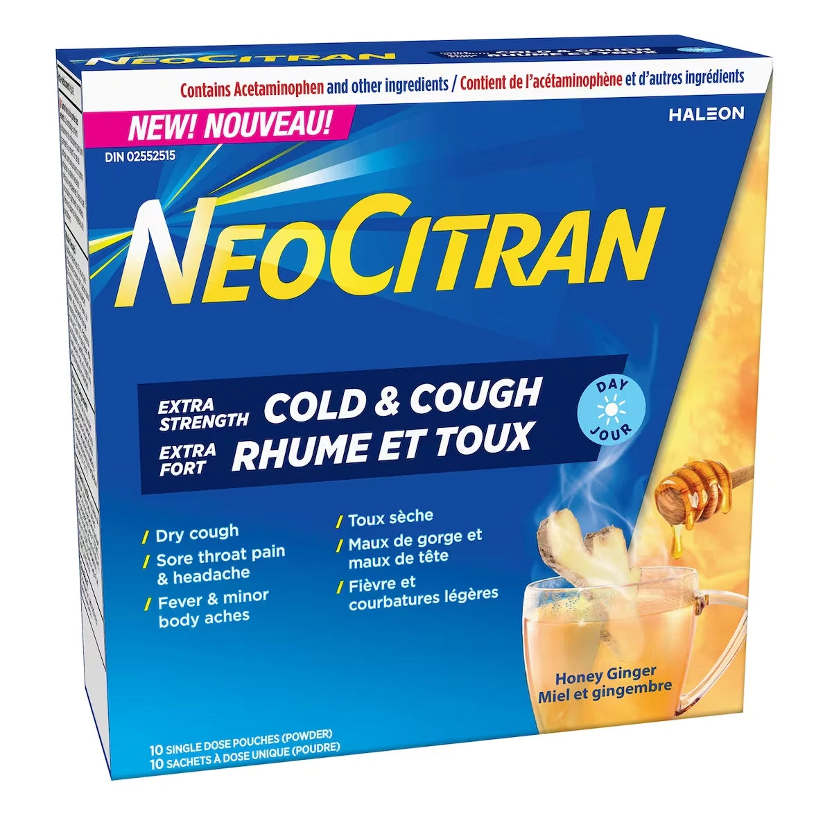 Neo Citran Extra Strength Cold & Cough, Honey ginger product detail