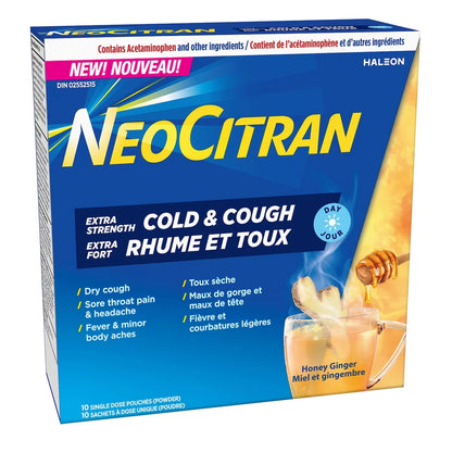 Neo Citran Extra Strength Cold & Cough, Honey ginger product detail