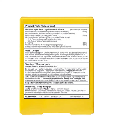 New Nordic Clear Brain product detail