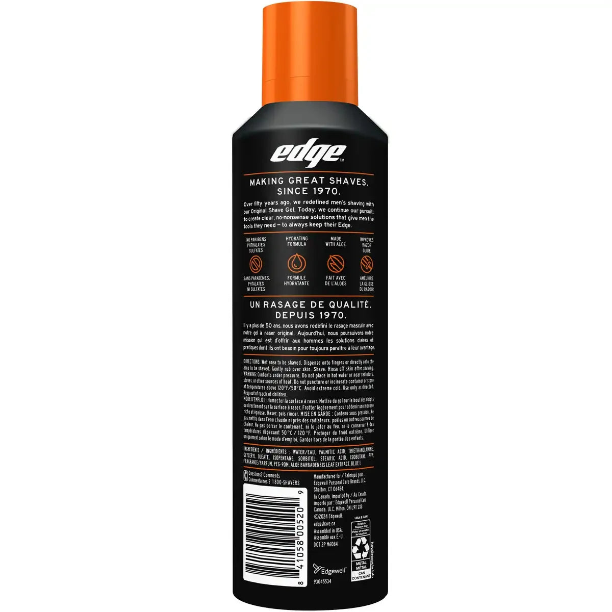 Edge Sensitive Skin Mens Shave Gel product detail