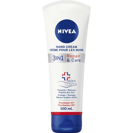 Nivea 3-in-1 Repair & Care Hand Cream front package