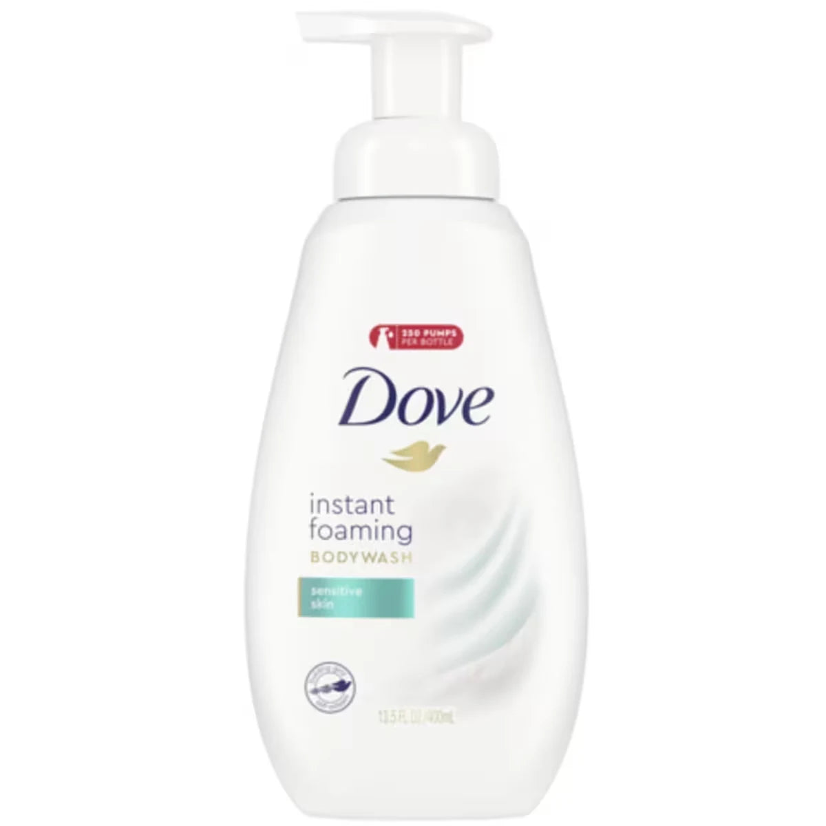 Dove Body Wash Sensitive Shower Foam front package
