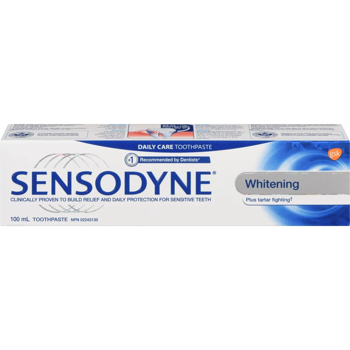 Sensodyne Whitening Plus Tartar Fighting front package