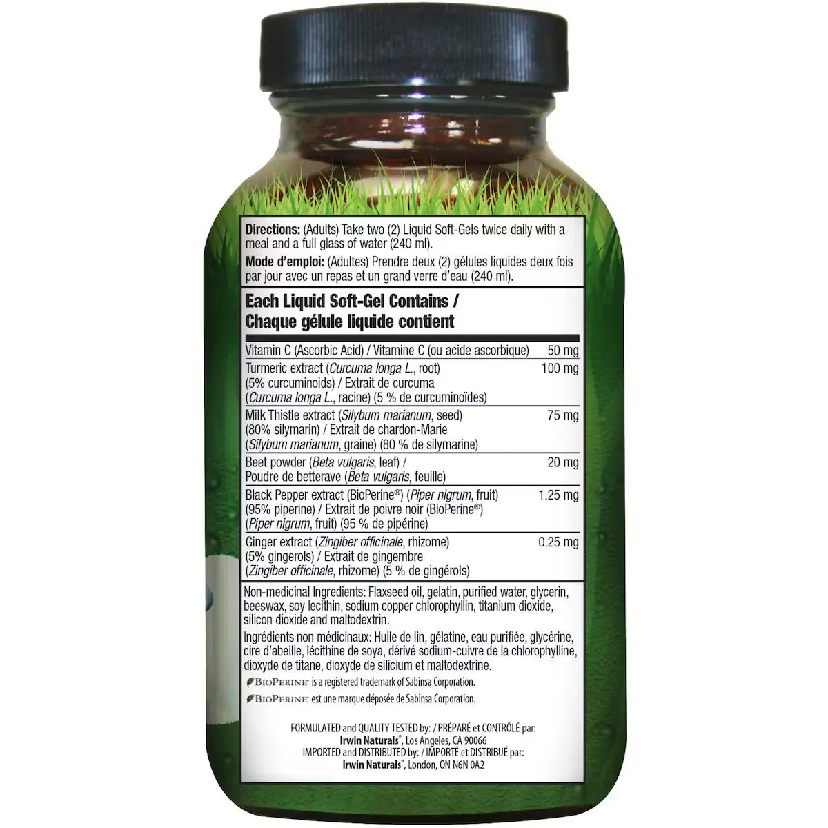Irwin Milk Thistle Liver DetoxTM product detail