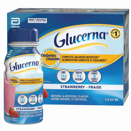 Glucerna Nutritional Drink, 6 X 237 Ml front package