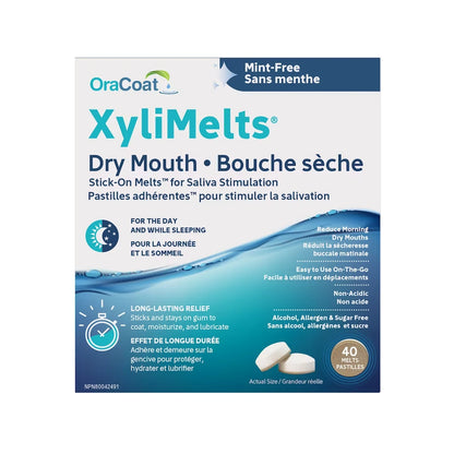 Xylimelts Dry Mouth front package