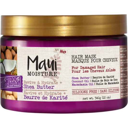 Maui Moisture Heal & Hydrate + Shea Butter Hair Mask front package