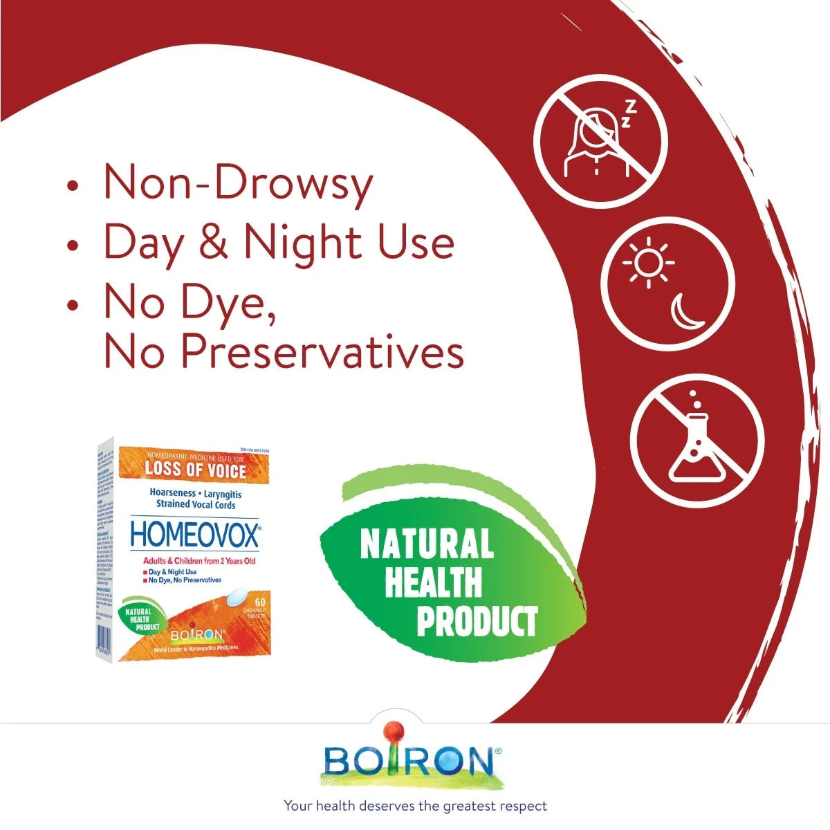Boiron Homeovox product detail