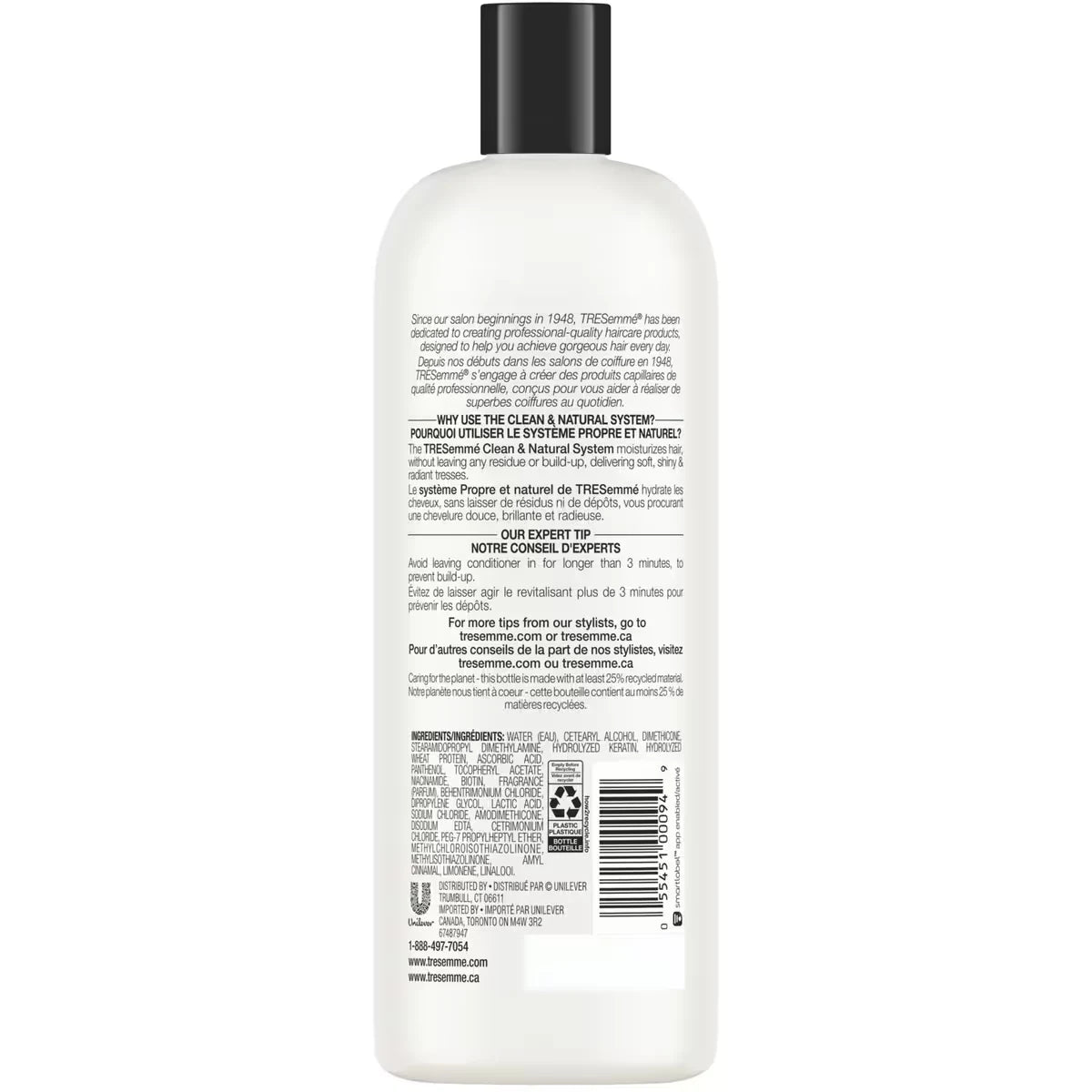 TRESemmé Conditioner Clean & Natural 828ml product detail