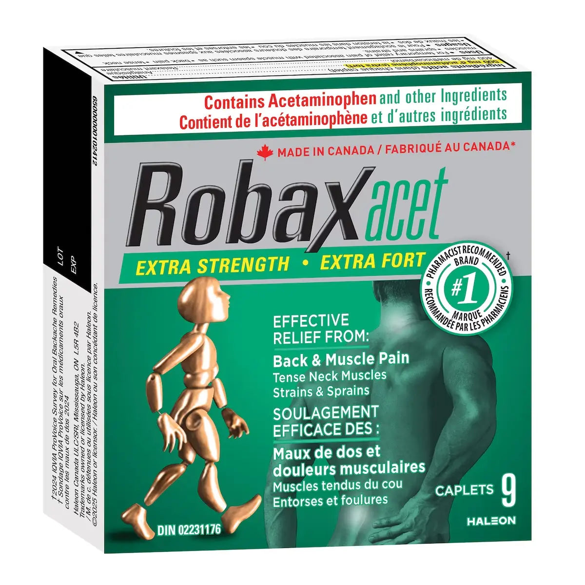 Robaxacet Extra Strength caplets product detail