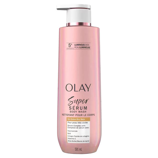 Olay Super Serum Body Wash for Extra Dry Skin, Serum Complex for Luminous Skin product image