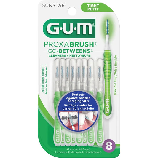 Gum Proxabrush Go-Betweens , Tight - 8Ct front package